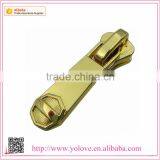 Rack Plating Golden Locking Luggage Zipper Sliders for Zipper thumbnail-1