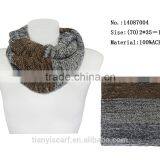 Winter Cooling Scarf Fashion Acrylic Knited Round Scarfs Mens Infinity Loops thumbnail-5