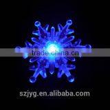 Christmas Transparent Snowflake Led Light Decoration Christmas Street Light With Sucker Base thumbnail-2