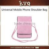 Pink PU Leather Shoulder Small Bag Case for Samsung Galaxy J1 Mini