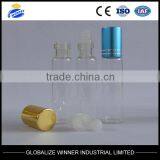 Tubular Clear Roll on Bottle With Aluminum Cap thumbnail-1