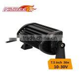 36W 7.5" 6000k Aluminum Profile for Lightstorm Offroad Driving Lamp Led Light Bar thumbnail-3