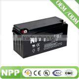 12V 140AH Back up Battery off Grid Solar Lead Acid Sealed Battery for Computer thumbnail-1