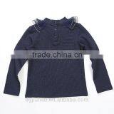 Best-selling Winter Long Sleeve Beads Thicken Top Fashion Girl t Shirt 4-12y thumbnail-2