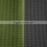 Grid Style Hotel Quality Blackout Curtains Fabric