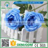 2016 Wholesale Multicolor Latex PU Artificial Flowers Diamond Rose Real Touch Bouquet Wedding Bridal Decor Display Flower thumbnail-3