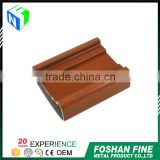 2016 new products casting billet wood grain aluminum profile extrusion