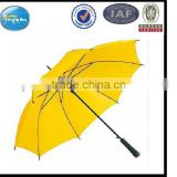 Yellow cheap market promotion gift patio walking rain Umbrella wholesale