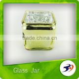 Airtight Glass Jars With Decoration Film Glass Jar