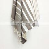 Cotton Turkish Towel - Beach Pool Spa Yoga Bath Towel - Hammam Peshtemal - Sarong Fouta Kikoy thumbnail-1