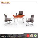 2016 Newest Style Office Furniture Small Aluminium Frame Chatting Table