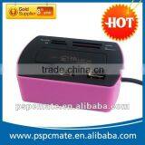 Hot Design !!! Usb Hub Combo Card Reader Driver for SD ,TF ,usb With Laser Logo