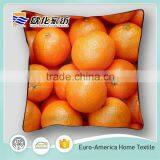 100% Cotton Strawberry Fruit Design Digital Printing Rest Home Car Pillow Cushion thumbnail-1