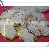 Beauty Custom Logo Printing Pvc Necklace Display Hang Tag thumbnail-2
