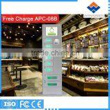 Retails Cell Phone Recharge Station With 8 Lockers Battery Charging Stations Kiosk APC-08B