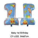 2016 New Design Heart Moustache Inflatable Foil Helium Balloon Party Decoration thumbnail-6