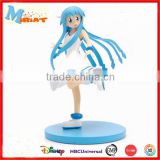Plastic anime japan school girl toy dancing figures