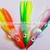 soft squid jig skirts fishing lure