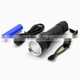 Soshine Rechargeable 900LM LED 3-Mode White Flashlight USB Cable- Black (1 x 26650) thumbnail-3