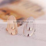 Fashionable Wholesale Metallic Alloy New Manicure Fingers Nail Ring thumbnail-1