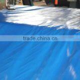 Double Blue High Quality pe Tarpaulin Sheet Trestle Leno Woven Fabric High Tensible Strong Striped Hem 1 Meter Interval Anti-uv thumbnail-2