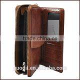Long Style Genuine Leather Wallet For Women And Men thumbnail-3