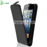 2014 wholesale alibaba black flip mobile leather phone case for IPhone 5,5s,5g