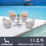 Hight quality White wicker madrid outdoor furniture set