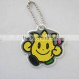 Customized Various Design Promotional Gifts PVC Reflective Keychain Key Chain thumbnail-3