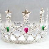 9cmx12cm LED Flashing Metallic Silver Star Plastic Tiaras and Crowns thumbnail-5