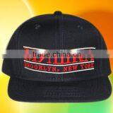 100% Acrylic Custom 3D Embroidery Flat Brim Snapback Hat thumbnail-1