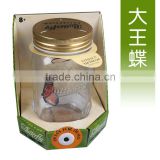 Electronic Monarch Butterfly in a Jar Charming Fluttering Butterfly Jay Creative Solar Butterfly Gifts for Children
