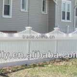 PVC picket fence