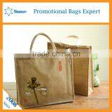 Wholesale Shopping Bag Jute Beach Bag Cheap Jute Bag thumbnail-3
