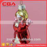 Lovely Wholesale Hand-painted Glass Christmas Angel Doll Santa thumbnail-6