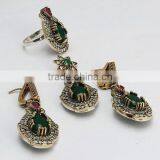 Path Of Love !! Victorian Multi Colour 925 Sterling Silver 4 Pieces Set, Online Silver Jewelry, Silver Jewelry 925 thumbnail-2