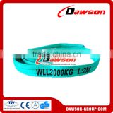 2T green China polyester lifting belt
