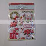 3D Christmas Handmade Pop up Sticker With Jewels