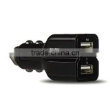 CE FCC Rohs 4.2A dual usb car charger for iPhone and Samsung