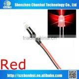 Red,green,blue,white,yellow 3 mm Through Hole Prewired Led thumbnail-1