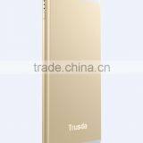 2015 Travel Products 5000mAh Power Bank Max Input 5V 3A Thin Mobile Charger for Phones With CE FCC ROHS