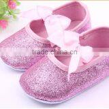 wholesale hot pink glitter baby girl shoes summer girl baby shoes