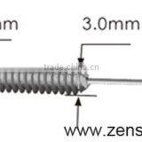 3.0 headless compression hollow nail,titanium, hollow nail