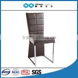 TB Rectangle Glass Top Wooden Dining Table Leather Chair Brown Wood Dinette Sets thumbnail-6