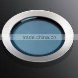 6"Disposable Plate For Party,Plastic Round Dinner Plate With Silver Coated thumbnail-5