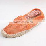 Latest Design Belly Shoes Factory Espadrilles Fashion Mesh Material Jute Sole Espadrille thumbnail-6