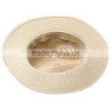 2016 Simple Belt Paper Straw Panama Fedora Hats thumbnail-2