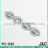 2017 Summer Newest Plastic Rhinestone Shoe Chain