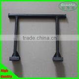 Matte Black Fastness Cossbar Hook Bar Shelf D300 x W400mm thumbnail-1