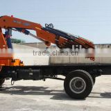 10ton timber crane on truck, Model No.: SQ200ZB4, hydraulic crane with foldable arms